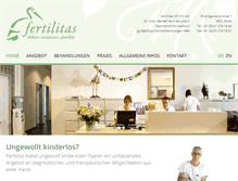 Tablet Screenshot of fertilitas.ch